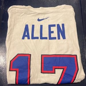 Nike Josh allen tee size large